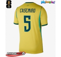 Brazylia Casemiro #5 Koszulka Podstawowa MŚ 2026 Krótki Rękaw